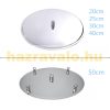 Rain shower head with a round diameter of 50 cm - the largest rain shower head