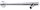 Shower head holder for round, 45 cm long sprinkler shower head on the side wall Shower rose holder pipe