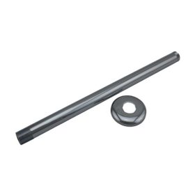 Zuhanyfejtartó mennyezetre szögletes, 22 cm hosszú esőztető zuhanyzófejhez Zuhanyrózsa tartó cső