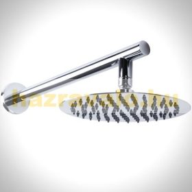   Zuhanyfej tartó oldalfalra kerek, 40 cm hosszú esőztető zuhanyzófejhez Zuhanyrózsa tartó cső