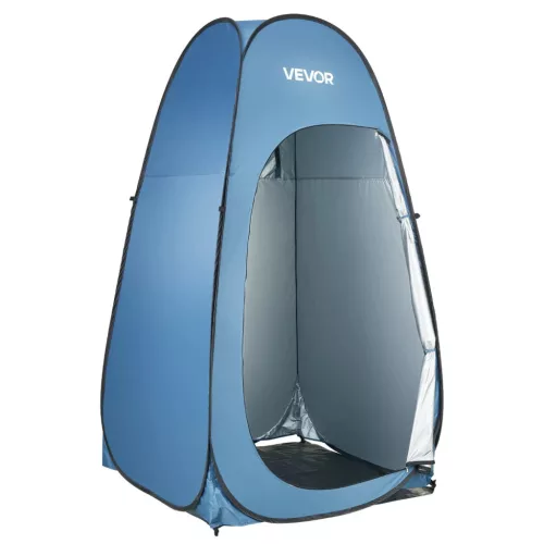 Pop-up kemping zuhanysátor 122x122x213 cm mobil öltözősátor vízálló toalett sátor 