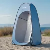 Pop-up kemping zuhanysátor 122x122x213 cm mobil öltözősátor vízálló toalett sátor 