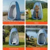 Pop-up kemping zuhanysátor 122x122x213 cm mobil öltözősátor vízálló toalett sátor 