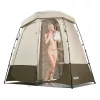 2 részes kemping zuhanysátor és öltözősátor 250x122x218 cm khaki kemping WC-sátor