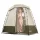 2 részes kemping zuhanysátor és öltözősátor 250x122x218 cm khaki kemping WC-sátor