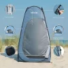 Pop-up kemping zuhanysátor 119x119x210 cm mobil öltözősátor 