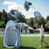 Pop-up kemping zuhanysátor 119x119x210 cm mobil öltözősátor 