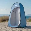 Pop-up kemping zuhanysátor zuhanyzsákkal 119x119x190 cm öltöző és toalett sátor 