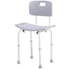 Shower chair adjustable height aluminum chair square bath chair