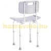 Shower chair adjustable height aluminum chair square bath chair