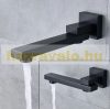 Wall-mounted shower set, built-in under-wall faucet, sprinkler shower head brass 20-40 cm, manual shower head with mixer tap