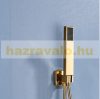 Wall-mounted shower set, built-in under-wall faucet with gold sprinkler shower head 20-40 cm and manual shower head