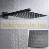 Wall-mounted shower set, flush-mounting faucet, sprinkler shower head 30 cm, manual shower head, rotatable tub filler