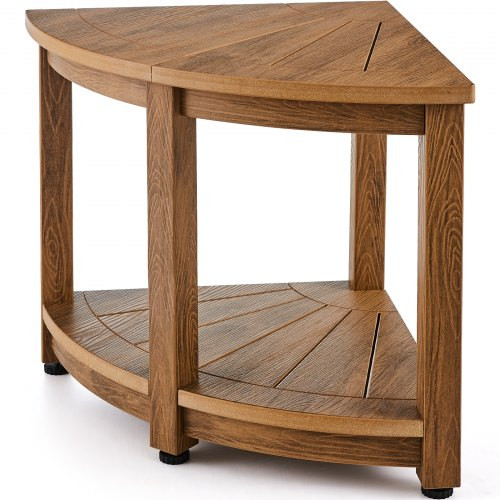 Sarok zuhanyülőke tömör teakfából 45x45x47 cm zuhanyszék penészálló 159 kg teherbírás 