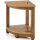 Sarok zuhanyülőke tömör teakfából 325x325x430 mm zuhanyszék penészálló 158 kg teherbírás