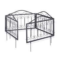 Kerti dekor kerítés, virágágyás szegély