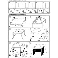 Kerti pavilon tartalék alkatrész