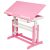 Íróasztal gyerek rózsaszín - fehér  gyerekebútor játéktartó vagy irattartó 
