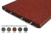 Játszótéri esésvédő EPDM UV stabil gumilap 45mm vastag  több színben 500x500mm négyzet granulátummal