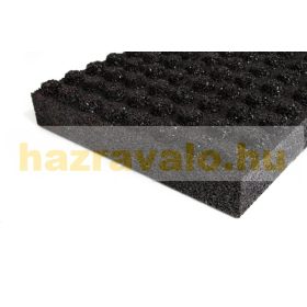 Játszótéri esésvédő  EPDM UV stabil gumilap 100mm vastag 500x500mm négyzet granulátummal szórt mintá